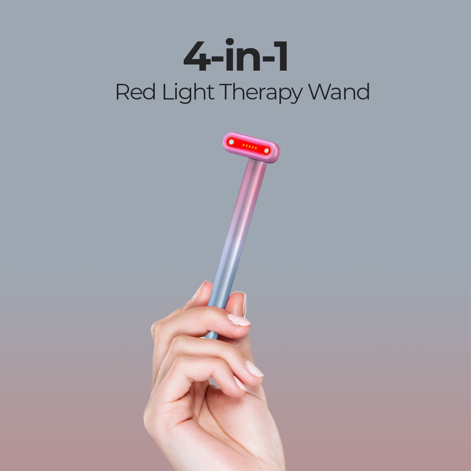 4-in-1 Red Light Therapy Wand - Beaullex